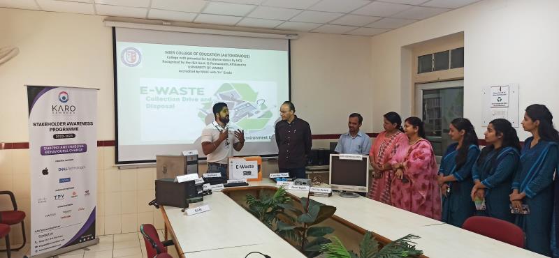 E-Waste Management and Disposal drive
