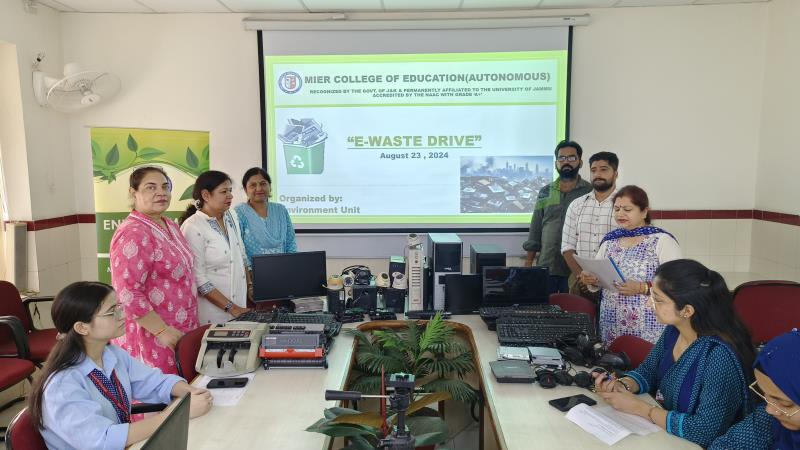 E-waste Disposal Drive