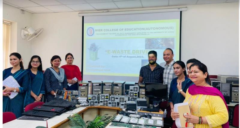 E-Waste Management and Disposal drive